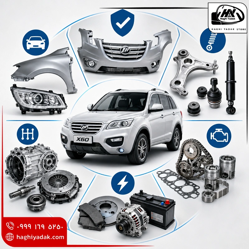 خرید اینترنتی لوازم یدکی لیفان x60