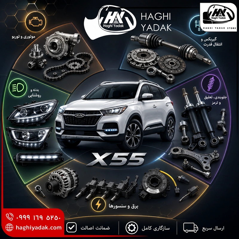 قطعات MVM X55