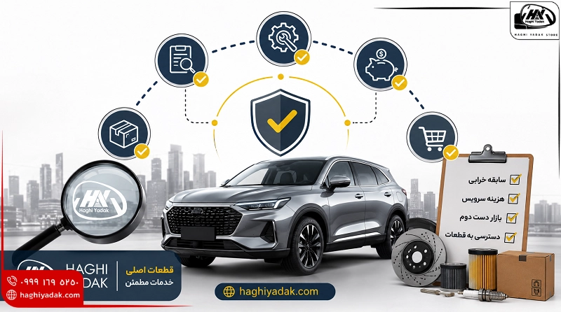 بررسی قطعات و خدمات قبل از خرید