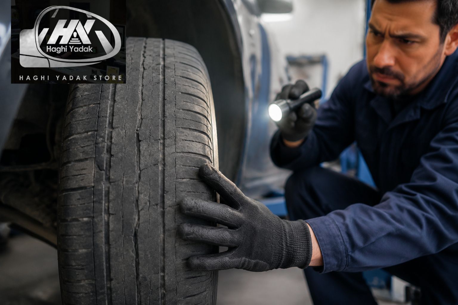 تنظیم باد لاستیک خودرو حقی یدک